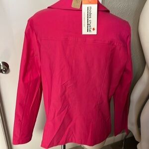 Size 14 women’s business blazer nwt hot pink by modes